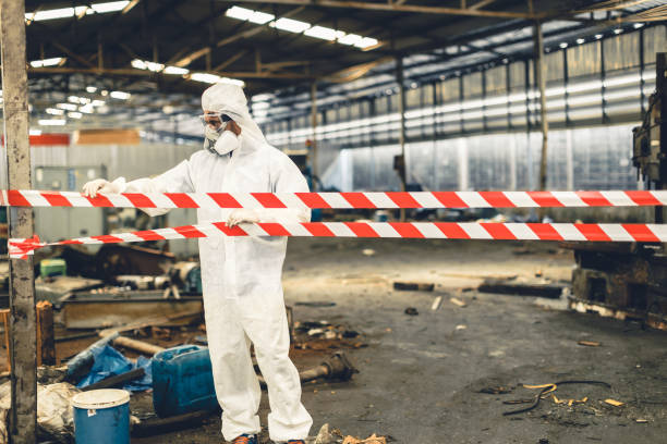 Professional Crime Scene Cleanup technician working in Conklin, MI
